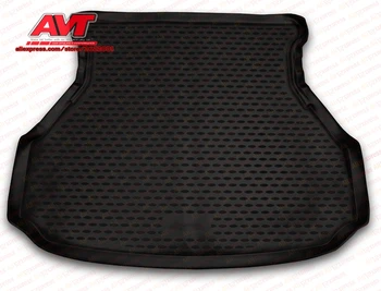 

Trunk mats for Lada Granta 2014- liftback 1 pcs rubber rugs non slip rubber interior car styling accessories