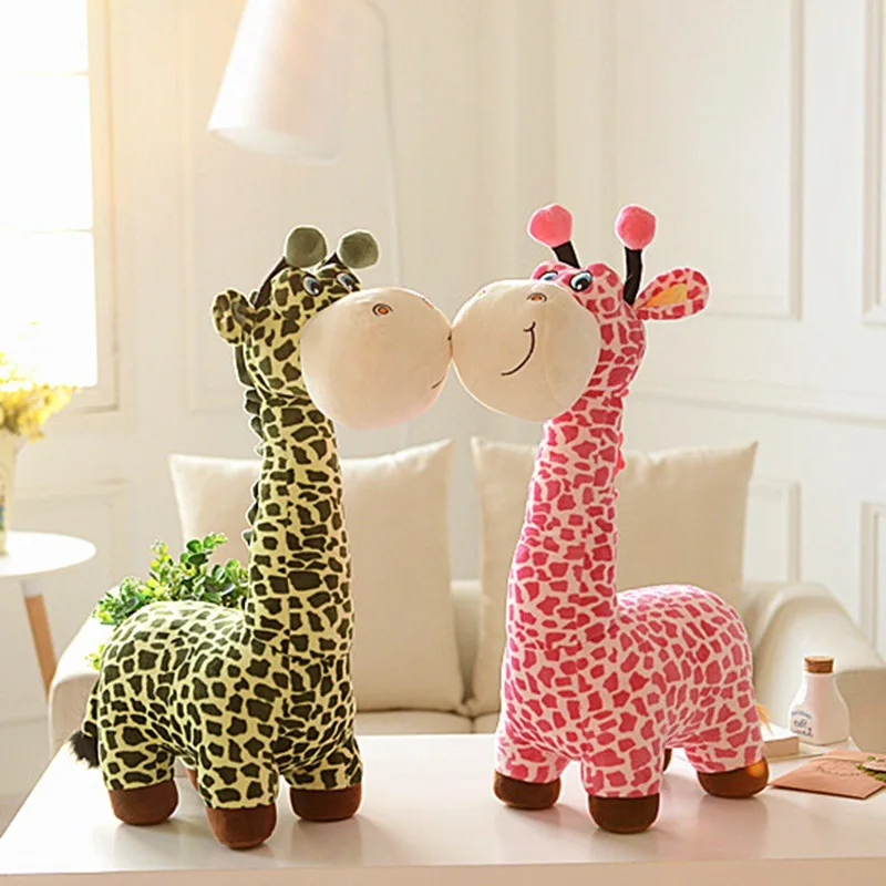 40CM Cute Giraffe Plush Toy Child Stuffed Toys Animal Doll For Children