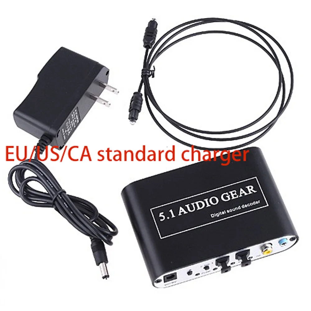 

5.1 Audio Gear Digital Sound Decoder Digital to Analog Audio Converter Transfer the Dts/ac-3 Signal and Stereo  Into 5.1 Output