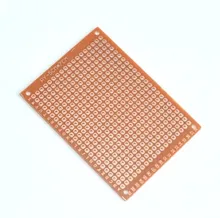 2017 real venda quente novo 10 pces diy protótipo de papel pcb experiência universal placa de circuito matriz 5x7cm