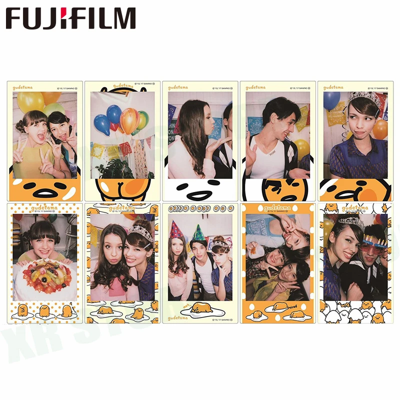 Fujifilm Instax Mini 8 9 пленка новая Gudetama Fuji мгновенная фотобумага 10 листов для 70 7s 50s 50i 90 25 Share SP-1 2 Lomo camera