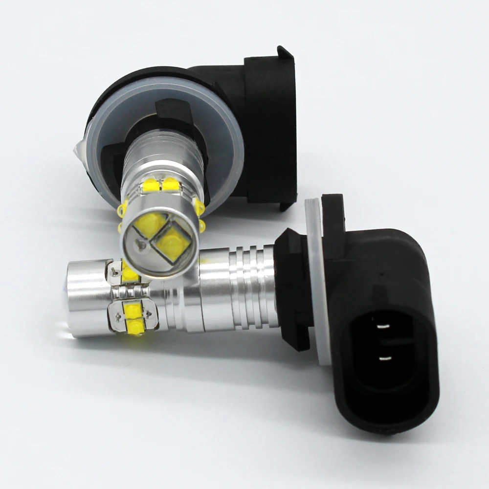 2 шт. светодиодные лампы W5W 194 CREE 50 Вт H1 H3 880 881 T15 W16W|Передние LED-фары для авто| |