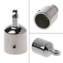 Stainless Steel Bimini Top Eye End Cap For 0.98'' Pipe Marine Boat Yacht Stainless Steel Bimini Top Eye End Cap For 0.98'' Pipe Marine Boat Yacht