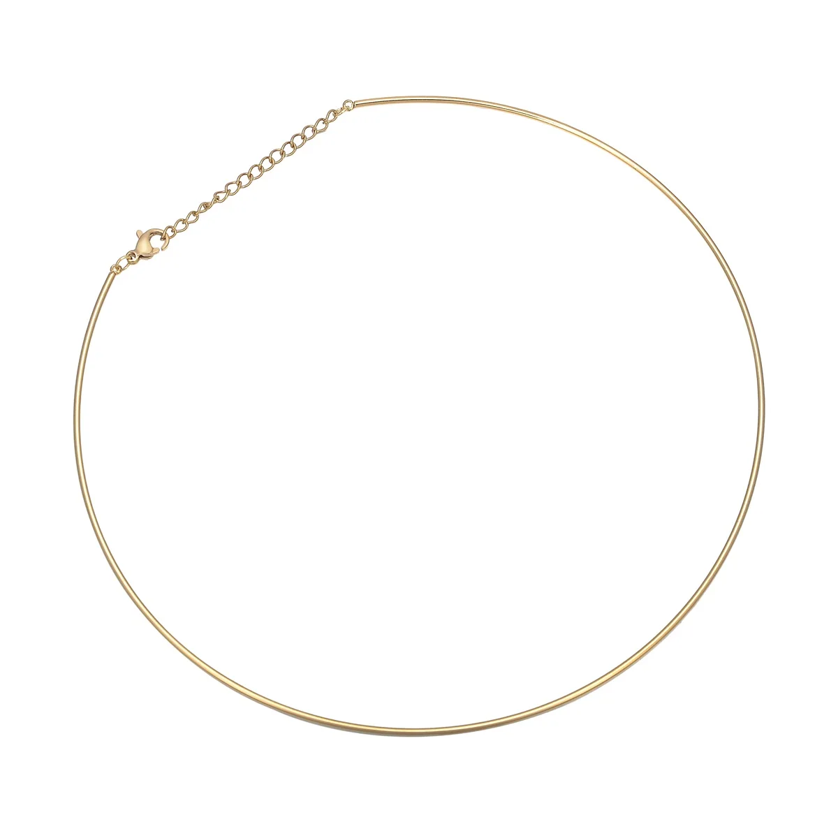 

FUNIQUE Fashion Silver Gold Color Stainless Steel Clavicle Necklaces For Women Girls Collar Torques Mother's Day Jewelry Gifts