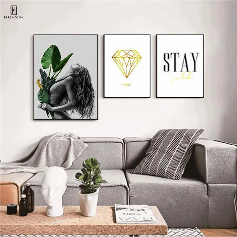 

Nordic Artistic Photography Canvas Art Prints Wall Pictures Western Naked Woman Paintings Blue Lake Poster For Living Room Decor