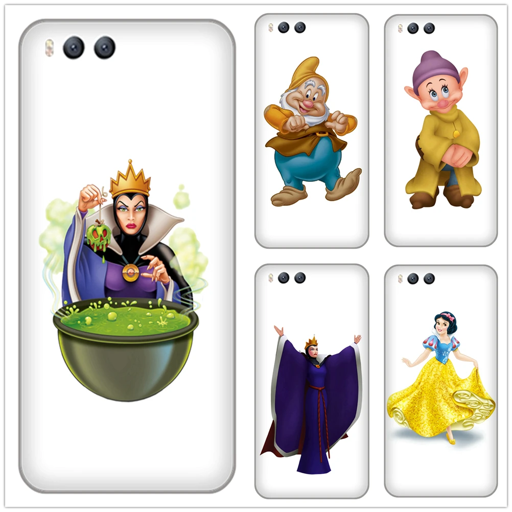 

Snow White princess Witch the Seven Dwarfs Soft TPU Silicone Case Cover for xiaomi 3 note3 4 4c 5s 5 6 redmi 4a 6a note note2 5a