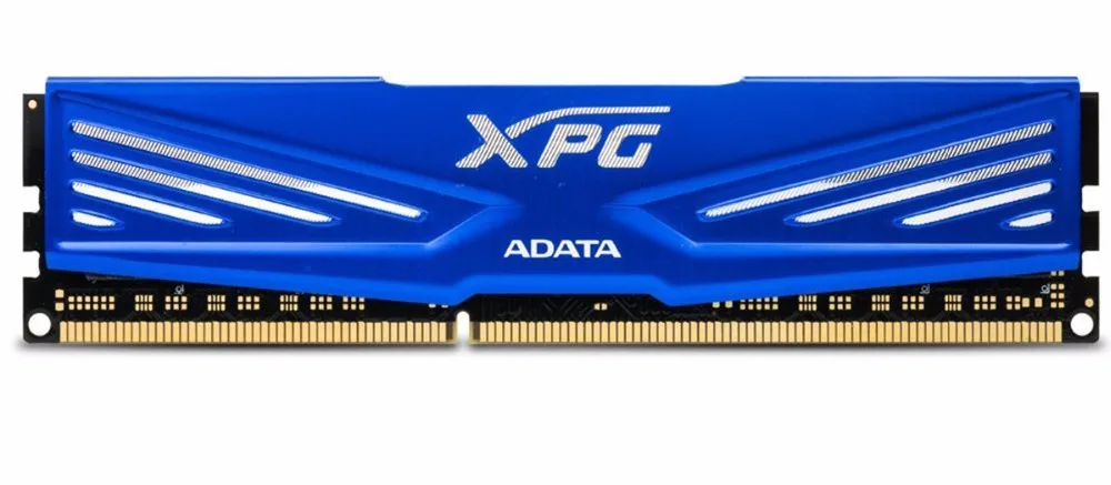 Модули памяти ADATA XPG V1 DDR3 4GB 1600MHz(PC3 12800) настольный ПК(AX3U1600W4G11-RD) темно-синий