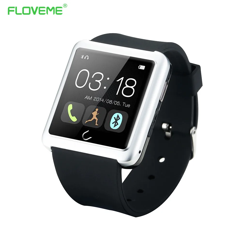 FLOVEME D2 Smart Watch Men Sport Wrist Watch SMS Sync Notifier Stopwatch Sleep Monitor Music Player