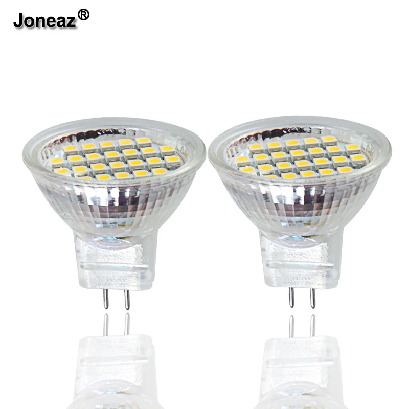 

2pcs ampoule led spot gu4 12 volt MR11 spotlight 1W ceiling bulbs smd 3528 mini 35mm 12v Replace Halogen Light 3000K 6000K lamp