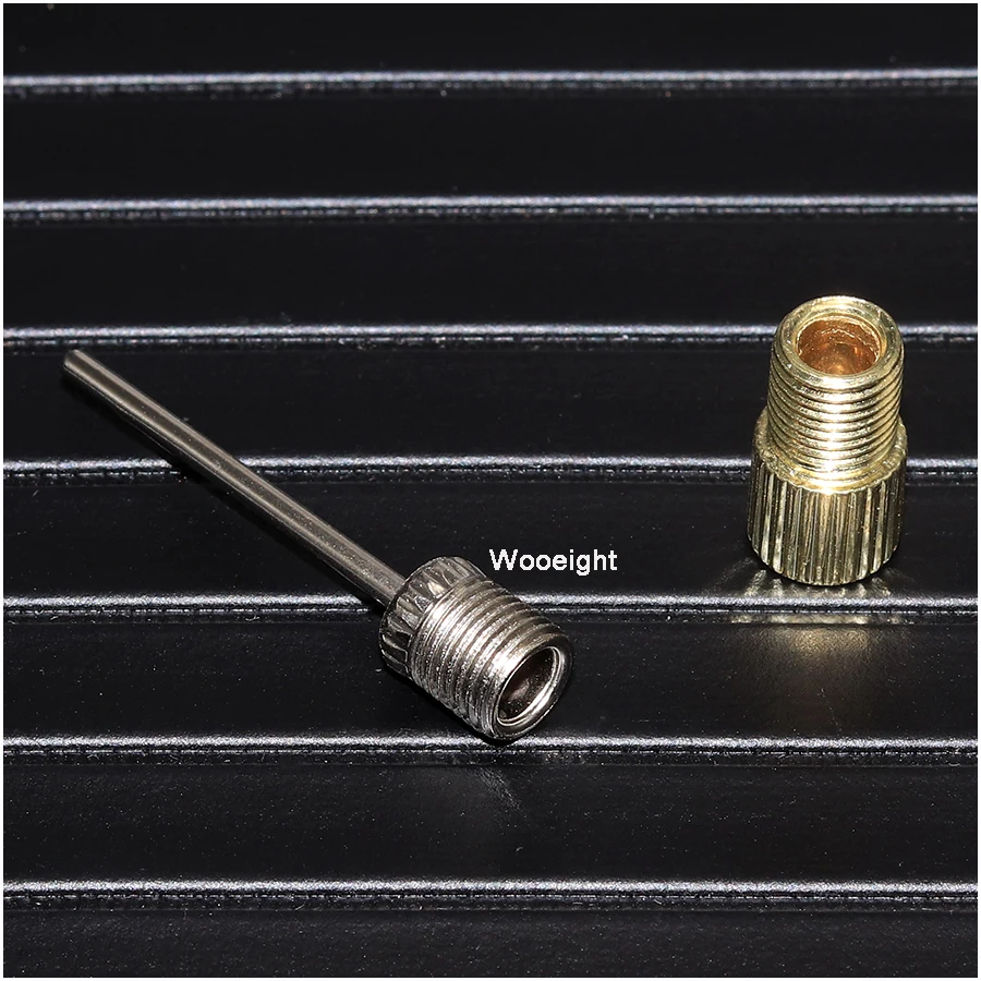 Wooeight 4PcsSet Auto Car Metal Tyre Wheel Tire Air Hose Needles Chuck Inflator Pump Valve Clip Clamp Connector For Ball Tyre Kit (5)