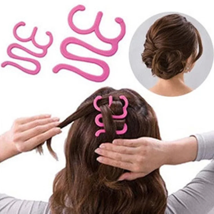 

Bun Maker Vintage Braiding Cute Magic 1 Piece hair Make Up Tool Twist Practical Perfect Styling Style Item Personality