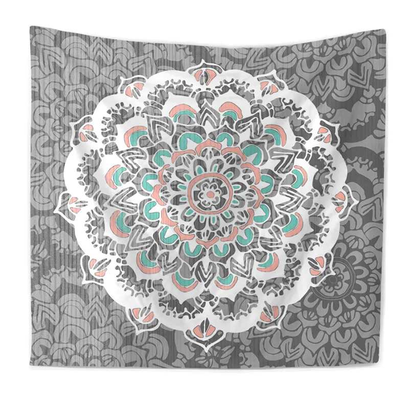 2019 Clear National Print Mandala Tapestry Beach Towel Soft Home Art Wall Hanging Tapestry Bedroom Carpet Polyester Yoga Mat