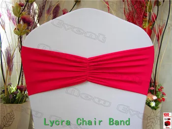 

1/2---100pcs Ruffled Spandex Bands/Lycra Band/Expand Bands/spandex chair /Chair cover For Wedding & Banquet Decoration