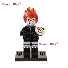 50 шт. супергерой призрак всадник строительные блоки, друзья для девочек мальчик дом игры дети детские игрушки