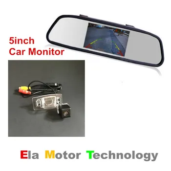 

5 inch TFT LCD HD Video Auto Parking Reverse Camera Monitor Car Mirror Monitor For Mazda MPV 2000~2006 with Car Rear View Camera