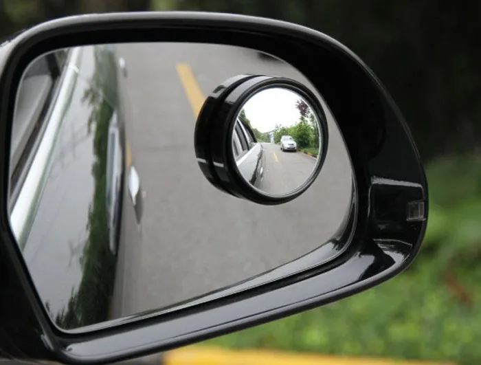 

Wholesale 2 PCS Round Stick-On Wide Angle Convex Rearview Blind Spot car mirror Set For vw golf mk5 golf 6 mercedes w204 bmw e39