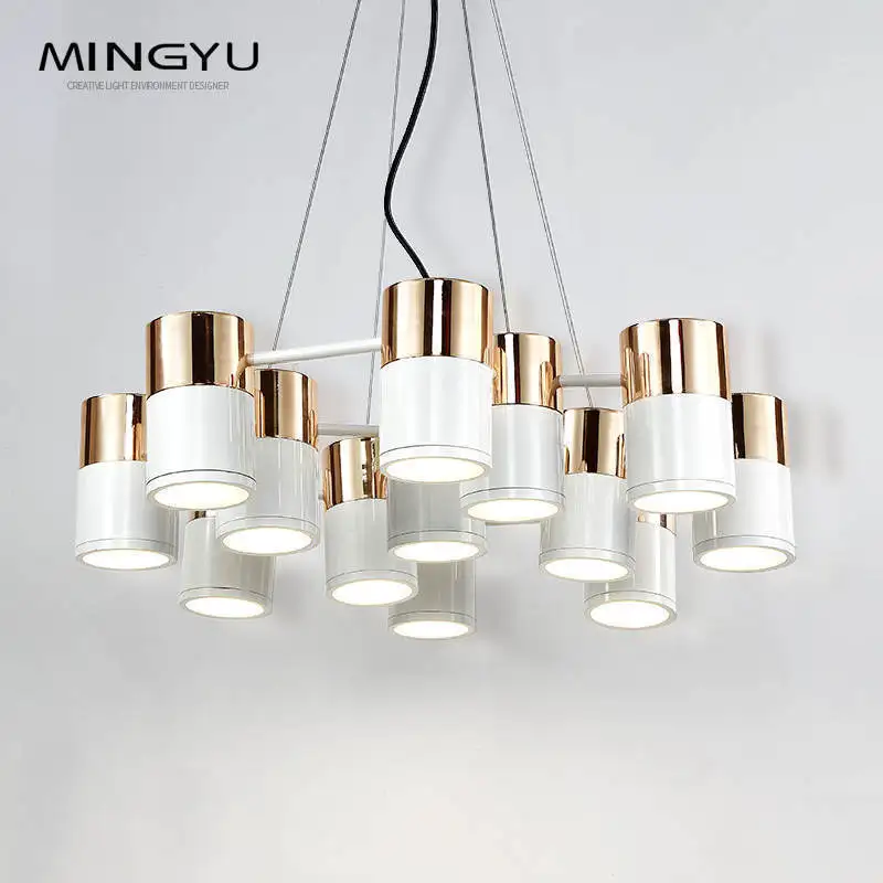

Longree 2018 Lamparas Simple 14/18 Head Of Solid Acrylic Pendant Lights For Kitchen White Black Creative Decor Fixture