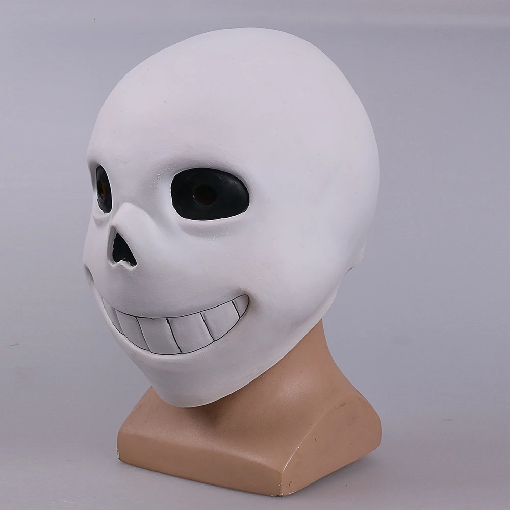 Full head Undertale Sans Latex Masks Cosplay Funny White Helmets Shores Of Halloween Party Fancy Christmas Balls (12)