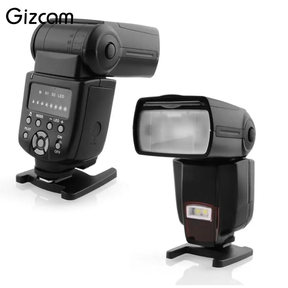 Gizcam Unversal Camera Photo Photography Speedlite Wireless Flash Slave Light For Canon DSLR SLR High Quality Brand 