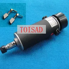 ER11 0.5KW 500 Вт ЧПУ с воздушным охлаждением мотор шпинделя+ 2 шт угольные щетки