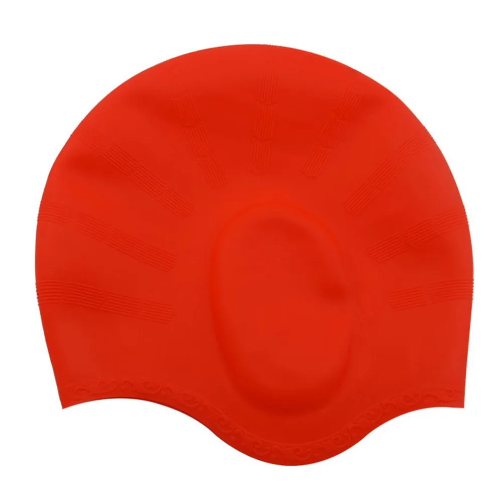 7 цветов, Высококачественная силиконовая резиновая детская шапочка для плавания для взрослых мужчин и женщин, водонепроницаемая шапочка для плаванья, аксессуары для плавания