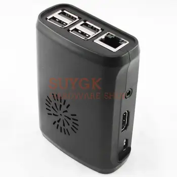 

Raspberry PI 3 model B+plus Black Case Cover Shell Enclosure ABS Plastic Box for Raspberry PI 2,PI3 Model B, PI 3B