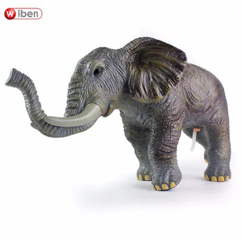 

Wiben Soft Plastic Elephants Simulation With Sound Animal Model Action & Toy Figures Gift High Quality Brinquedos