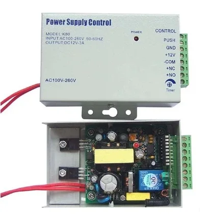 

12V3A The entrance guard machine dedicated  lock power supply  Electricity supply access control switch power supply AC100V-260V