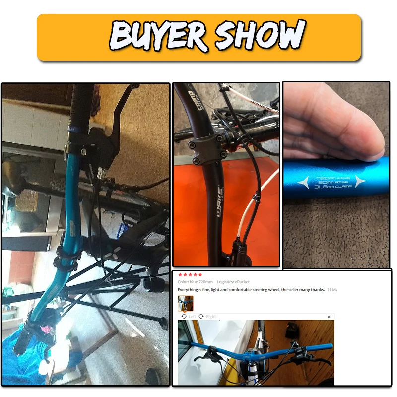 Bicycle Handlebar MTB Handlebar 720/780mm*31.8mm Aluminum Alloy Road Mountain Bike Cycling Parts