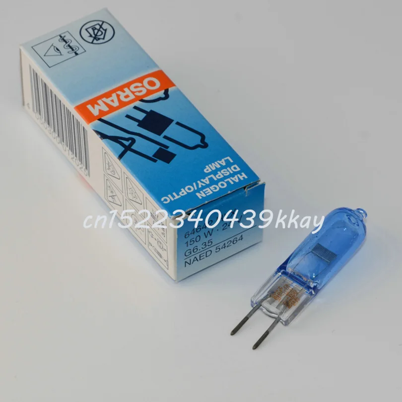 3 шт OSRAM HLX64642 гальваническим фильм голубой 64642 24V150W G6.35 mediland бестеневая лампа специальные лампочки