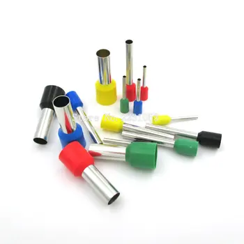

100PCS/LOT E0508 Tube insulating Insulated terminals 0.5MM2 Cable Wire Connector Insulating Crimp Terminal Connector VE0508