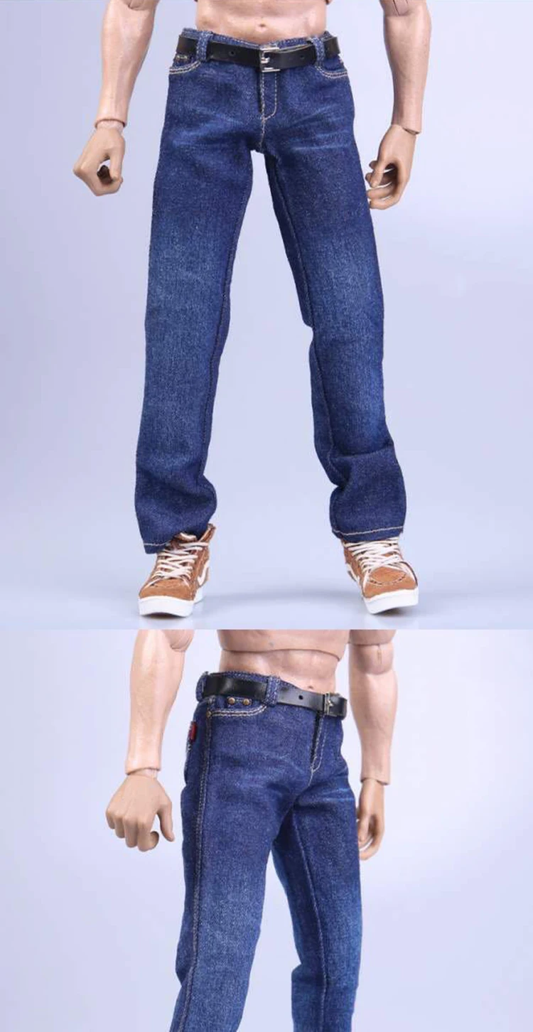 1/6 Jeans für 12 Zoll Action Figur Hot Toys Hose Hose Outfit Zubehör 