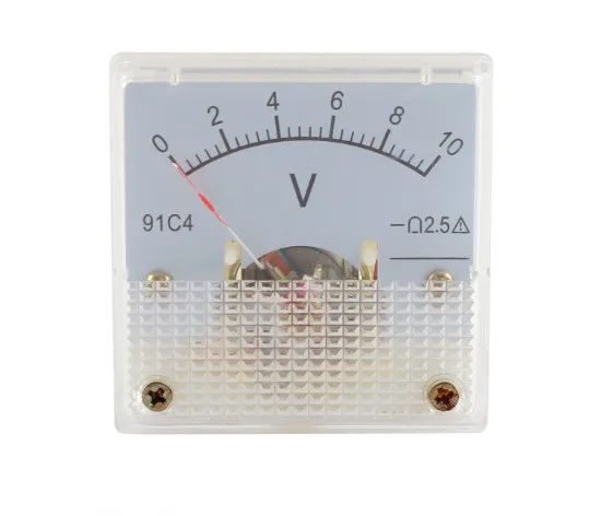 Новые аналоговые Напряжение метр колеи 91C4 DC5V 10 В 15 20 30 50 | Инструменты