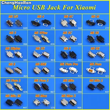 

ChengHaoRan Micro USB Connector Jack for Xiaomi Mi 2 3 4 4A 4I 5 5S Plus 5Plus 5Splus 5C 6 6X 8 8SE DC Charging Socket Port Plug