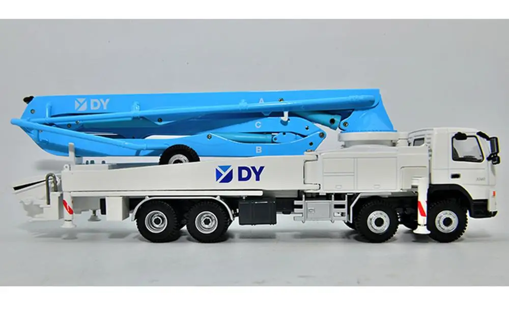 1/50 DY Mercedes-Benz Actros бетононасос Синий литой автомобиль модель игрушки