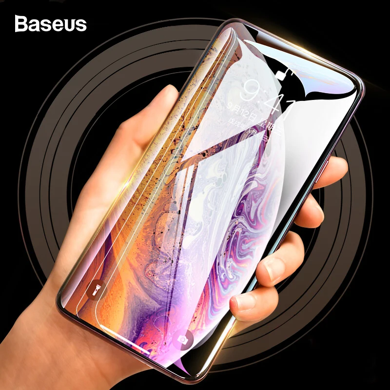 Закаленное стекло Baseus для iPhone XS Xr Xsmax 0 2 мм|Защитные стёкла и плёнки| |