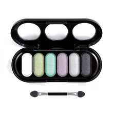 YOST-M.N Мода 6 цветов Матовая пигментная Палетка теней для век Косметика Макияж Тени для век для женщин