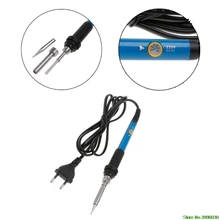 220 В 60 Вт Регулируемая температура паяльник сварочный пистолет Нагревательный карандаш ЕС