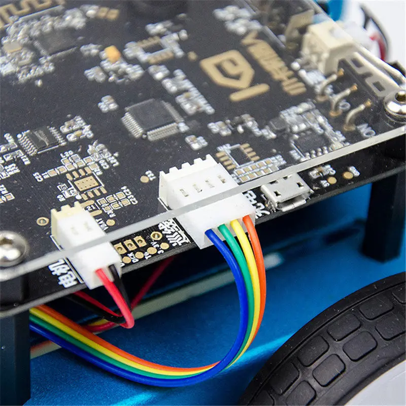 XKBot обучающий умный робот автомобильный комплект управление приложением Программирование Предотвращение препятствий линия-Отслеживание для детские подарки игрушки
