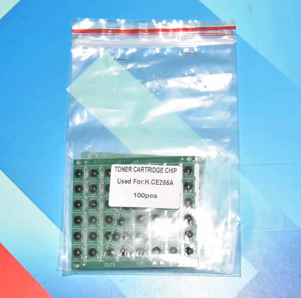 usd27.77 for 100pcs CB435A CB436A CE285A CE278A CC364 CE255A CE505A Compatible for HP P1005 M1120 M1132 M1536 U4 Toner Cartridge Chip