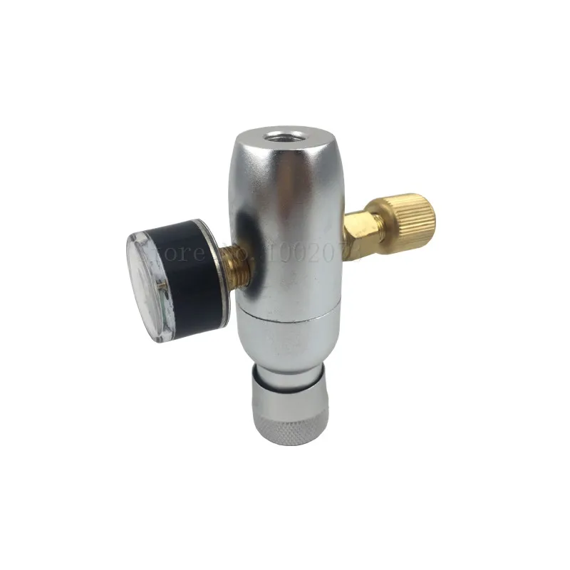 

Homebrew Beer Premium Regulated Co2 Charger Anodised Aluminium Body Regulated Compact CO2 Injector 60 Psi