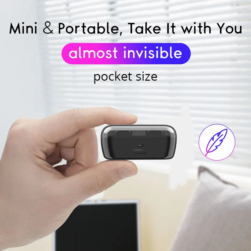 Bluetooth 5 0 Headset For Xiaomi redmi note 7 mi 9t iPhone X SE TWS Wireless Earphones With 3500mAh Charging Holder LED Display
