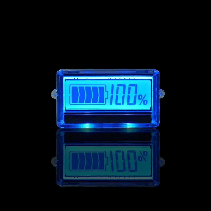 

Blue light LCD Battery Capacity Monitor Battery Tester Lithium Battery Quantity Detector Lead Acid Battery Status Indicator