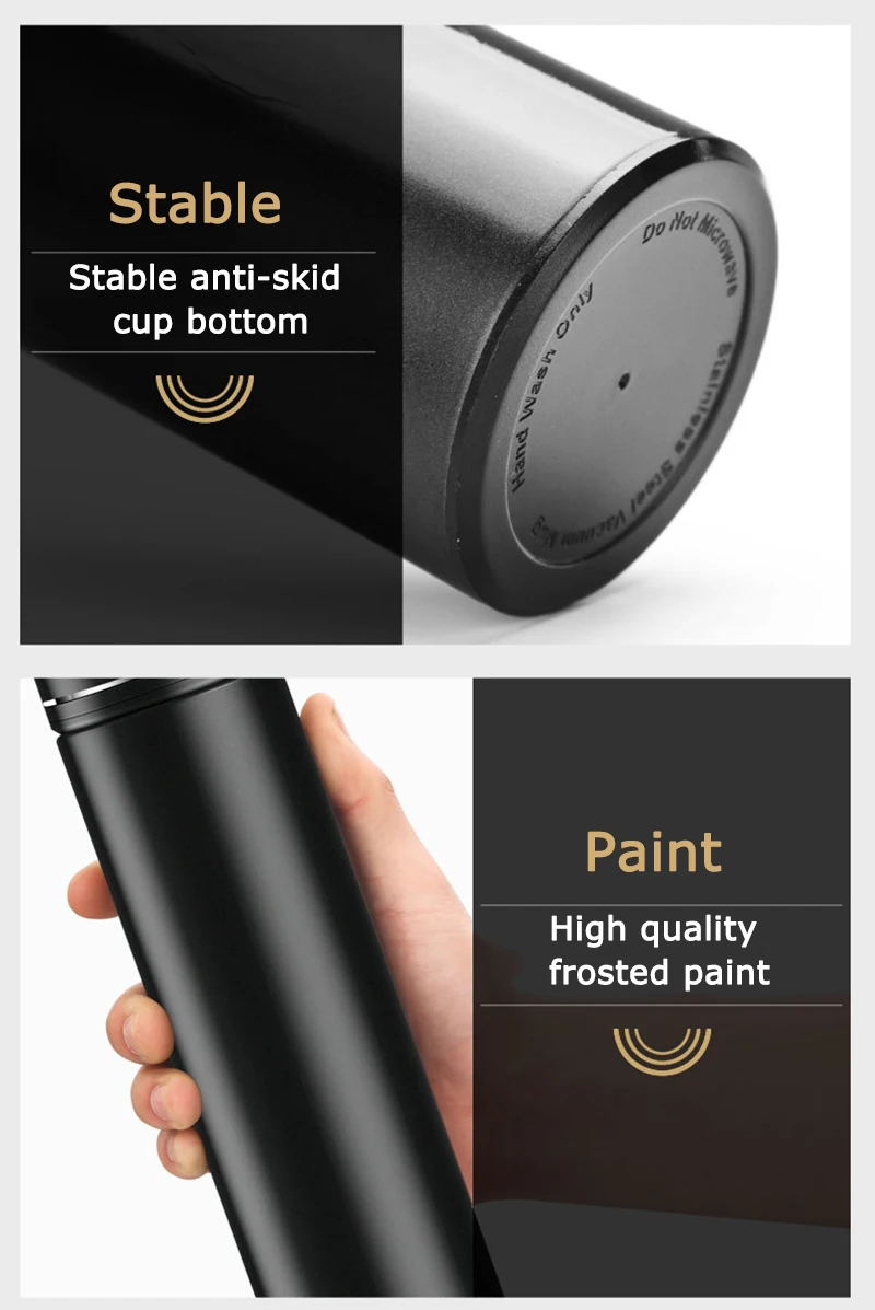 Keelorn 500ml High Quality Stainless Steel Vacuum Flasks Thermoses Cup Double Coffee Thermal Insulation Business Vacuum Cups