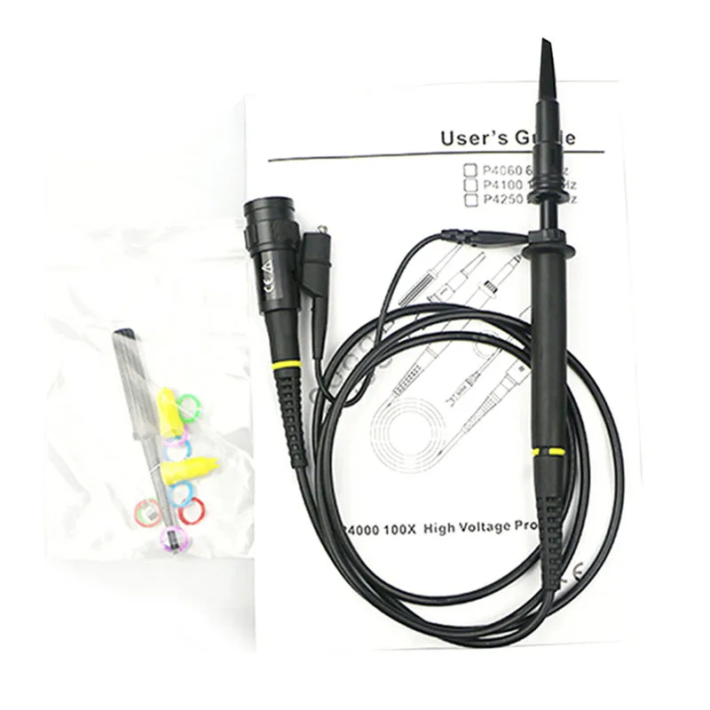 

JAKEMY high voltage probe P4100 oscilloscope probe 100:1 Alligator Clip Test Probe for hantek/Micsig oscilloscope cables