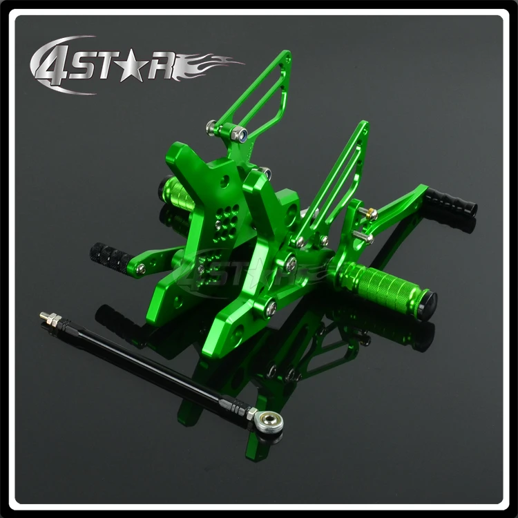 Регулируемая ЧПУ подножки педали отдыхает для Kawasaki мотоцикл мотоцикл z1000 Z750 2004-2006 2004 2005 2006 Регулируемая ЧПУ подножки педали отдыхает для Kawasaki мотоцикл мотоцикл z1000 Z750 2004-2006 2004 2005 2006