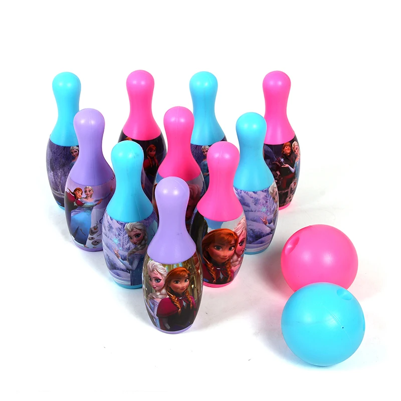 

Disney Frozen Parent-child toys Plastic Bowling Toys Educational Toy Funny Children Toy Sports Children Bowling Set Outdoor