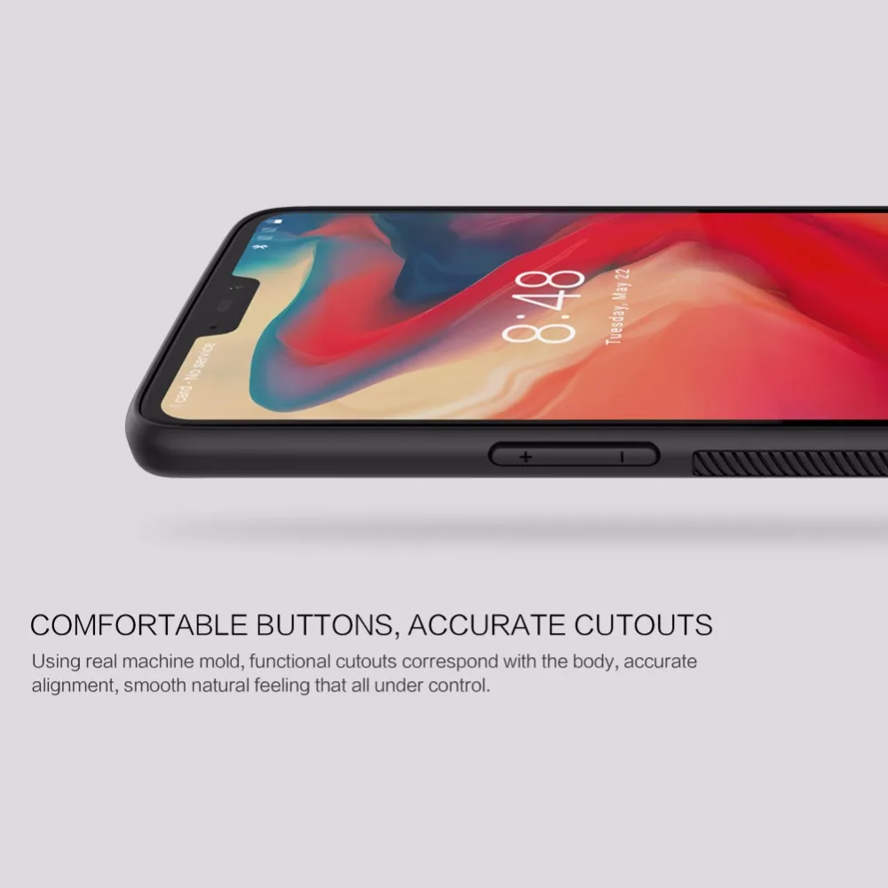 Nillkin синтетический волоконный чехол для телефона oneplus 6 углеродное волокно PP задняя крышка чехол для oneplus 6 one plus 6