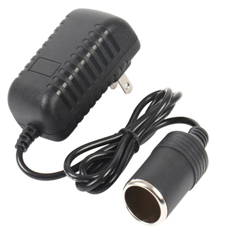 

220V to 12V Portable Car Cigarette Lighter Socket Adapter Converter Parts