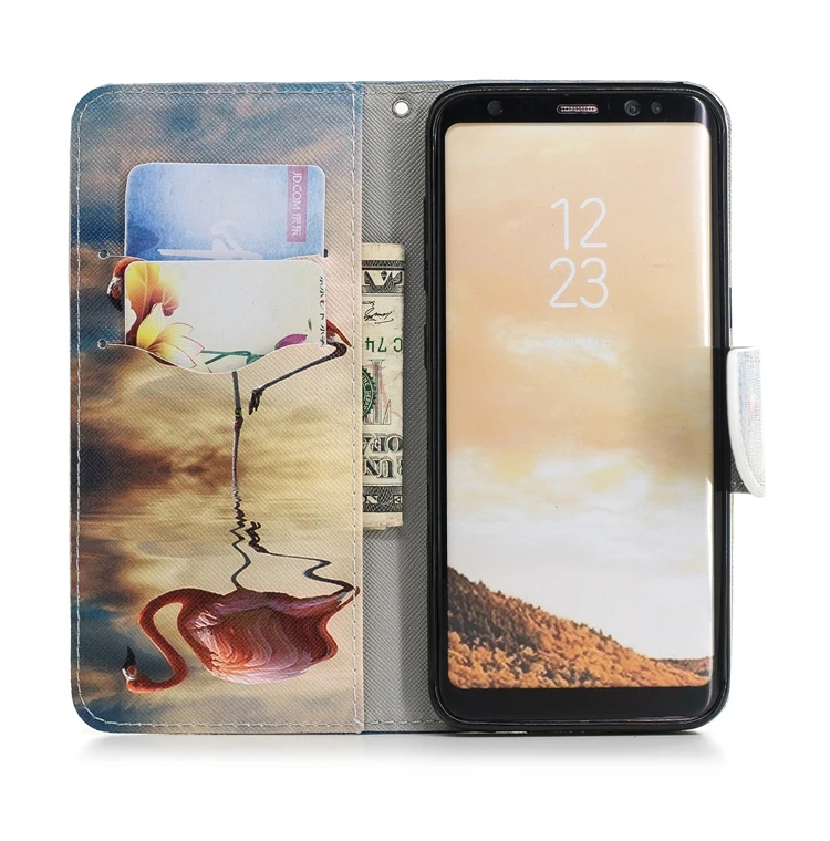 Чехол бумажник принципиально Капа для Coque samsung Galaxy S8 чехол из искусственной кожи чехлы для Xiaomi samsung Galaxy S8 случае Etui